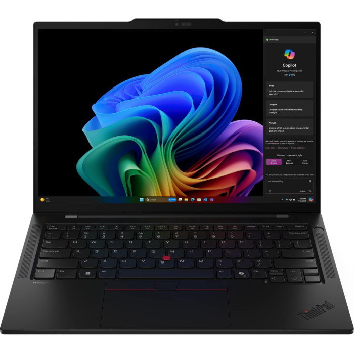 Ноутбук Lenovo ThinkPad T14 G6 | 14" | Qualcomm Snapdragon X Elite (3.4 ГГц) | 32 ГБ | 1 ТБ | Qualcomm Adreno X1