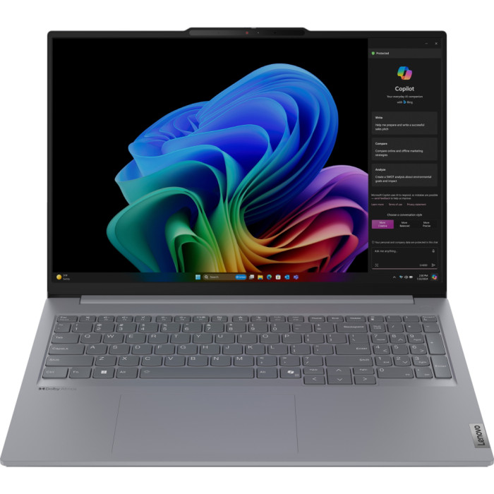Ноутбук Lenovo ThinkBook 16 G7 QOY | 16" | Qualcomm Snapdragon X Plus X1P-42-100 (3.2 - 3.4 ГГц) | 16 ГБ | 512 ГБ | Qualcomm Adreno X1 Ноутбук Lenovo ThinkBook 16 G7 QOY | 16" | Qualcomm Snapdragon X Plus X1P-42-100 (3.2 - 3.4 ГГц) | 16 ГБ | 512 ГБ | Qualcomm Adreno X1