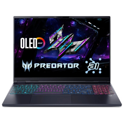 Ноутбук Acer Predator Helios Neo 16S PHN16S-71 | 16" | Intel Core Ultra 9 275HX (2.7 - 5.4 ГГц) | 64 ГБ | 2 ТБ SSD (2 x 1 ТБ) | NVIDIA GeForce RTX 5060