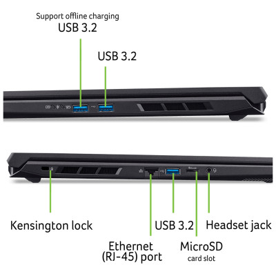Ноутбук Acer Nitro V 17 AI ANV17-41-R7NT | 17.3" | AMD Ryzen 7 260 (3.8 - 5.1 ГГц) | 32 ГБ | 1 ТБ | NVIDIA GeForce RTX 5060 Ноутбук Acer Nitro V 17 AI ANV17-41-R7NT | 17.3" | AMD Ryzen 7 260 (3.8 - 5.1 ГГц) | 32 ГБ | 1 ТБ | NVIDIA GeForce RTX 5060