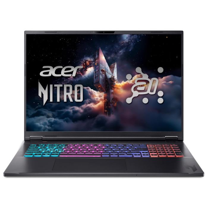 Ноутбук Acer Nitro 18 AN18-61 | 18" | AMD Ryzen Al 7 350 (2 - 5 ГГц) | 32 ГБ | 2 ТБ SSD (2 x 1 ТБ) | NVIDIA GeForce RTX 5070