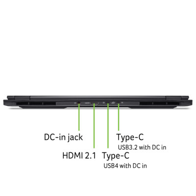 Ноутбук Acer Nitro 16S AN16S-61 | 16" | AMD Ryzen Al 7 350 (2 - 5 ГГц) | 32 ГБ | 1 ТБ | NVIDIA GeForce RTX 5070 Ti