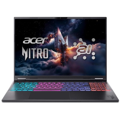 Ноутбук Acer Nitro 16S AN16S-61 | 16" | AMD Ryzen AI 9 365 (2.0 - 5.0 ГГц) | 32 ГБ | 2 Тб | NVIDIA GeForce RTX 5070 Ti
