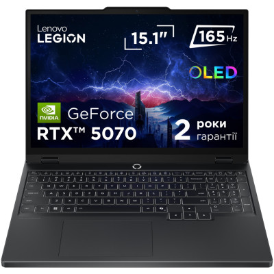 Ноутбук Lenovo Legion 5 15IRX10 | 15.1" | Intel Core i7-14700HX (1.5 - 5.5 ГГц) | 32 ГБ | 1 ТБ | NVIDIA GeForce RTX 5070