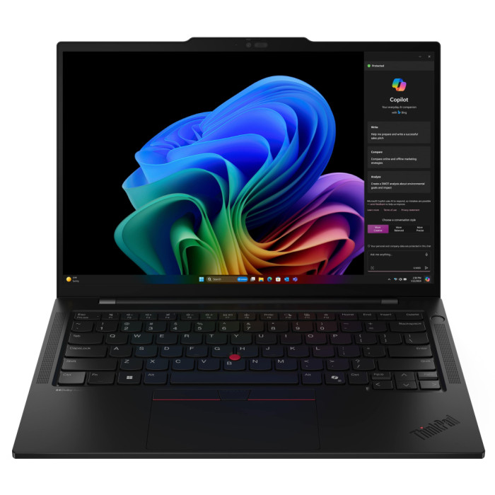Ноутбук Lenovo ThinkPad T14s G6 | 14" | Intel Core i7-255U (1.7 - 5.2 ГГц) | 32 ГБ | 1 ТБ | Intel Arc Graphics