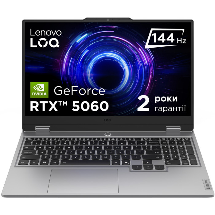 Ноутбук Lenovo LOQ 15IRX10 | 15.6" | Intel Core i7-13700HX (2.1–5.0 ГГц) | 32 ГБ | 1 ТБ | NVIDIA GeForce RTX 5060 Ноутбук Lenovo LOQ 15IRX10 | 15.6" | Intel Core i7-13700HX (2.1–5.0 ГГц) | 32 ГБ | 1 ТБ | NVIDIA GeForce RTX 5060