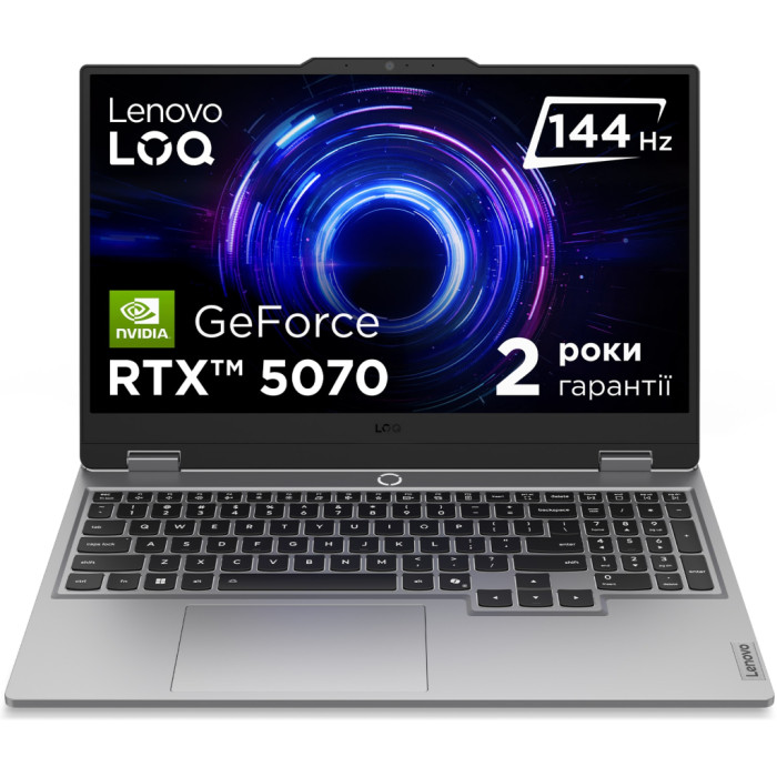 Ноутбук Lenovo LOQ 15IRX10 | 15.6" | Intel Core i7-13650HX (2.6 - 4.9 ГГц) | 32 ГБ | 1 ТБ | NVIDIA GeForce RTX 5070