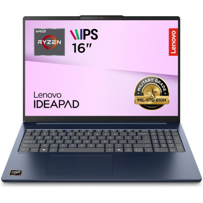 Ноутбук Lenovo IdeaPad Slim 5 16ARP10 | 16" | AMD Ryzen 7 7735HS (3.2 - 4.75 GHz) | 16 ГБ | 512 ГБ | AMD Radeon 680M Graphics
