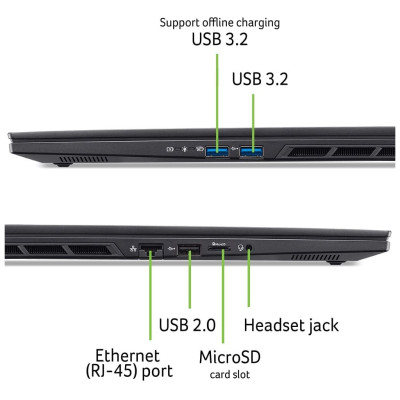 Ноутбук Acer Nitro 16S AI AN16S-61-R7HR | 16" | AMD Ryzen AI 9 365 (2.0 - 5.0 ГГц) | 32 ГБ | 1 ТБ | NVIDIA GeForce RTX 5060 Ноутбук Acer Nitro 16S AI AN16S-61-R7HR | 16" | AMD Ryzen AI 9 365 (2.0 - 5.0 ГГц) | 32 ГБ | 1 ТБ | NVIDIA GeForce RTX 5060