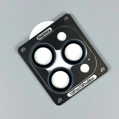 Захисне скло на камеру Remax GL-97 15 Pro/ 15 ProMax (Блакитний)