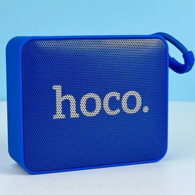 Колонка Hoco BS51 Gold brick sports Bluetooth (Синій)