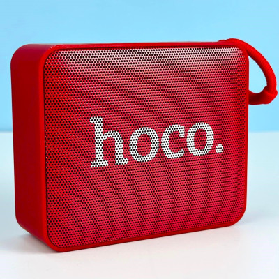 Колонка Hoco BS51 Gold brick sports Bluetooth (Червоний)