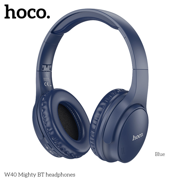 Навушники Hoco W40 Mighty Bluetooth (Синій)