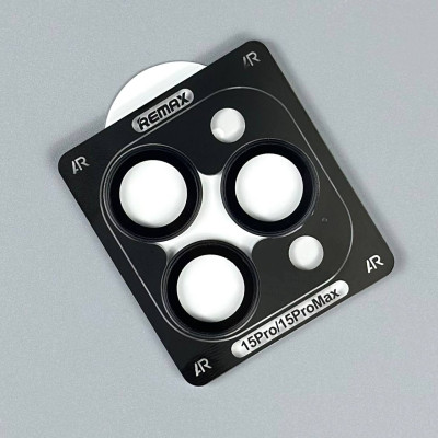 Захисне скло на камеру Remax GL-97 15 Pro/ 15 ProMax (Чорний)