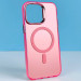 Накладка Magnetic Matte Color+Glossy Frame MagSafe IPhone 15 Pro Max 6.7 (2)