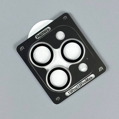 Захисне скло на камеру Remax GL-97 15 Pro/ 15 ProMax (Сірий)