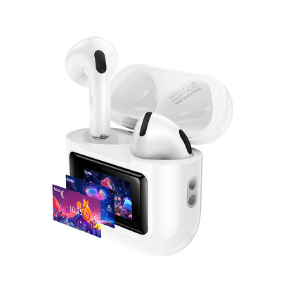 Бездротові навушники Hoco EW73 Randy/touch screen (Білий)