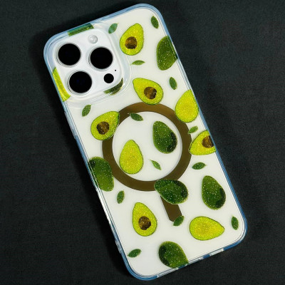 Накладка Transporent Case with Print MagSafe IPhone 11 Pro Max 2019 6.5 (2)