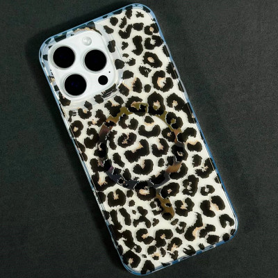 Накладка Transporent Case with Print MagSafe IPhone 11 Pro Max 2019 6.5 (9)