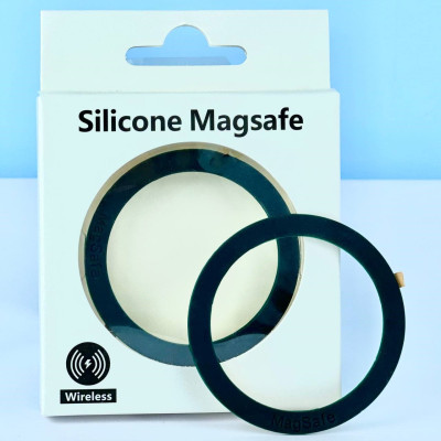 Самоклеючий силіконовий магніт MagSafe (Чорний)