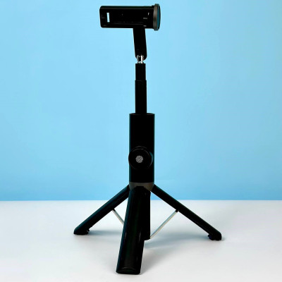 Монопод Трипод P12 на штативі 85cm Bluetooth (Чорний)