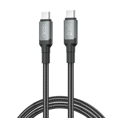 Кабель XO NB-Q264A High Power Type-C to Type-C 240W 1m (Чорний)
