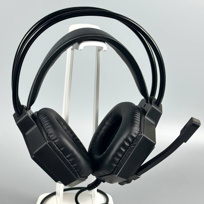 Навушники компютерні дротові Jedel GH-561з мікрофоном USB+3.5*2 (2m ) (Чорний)