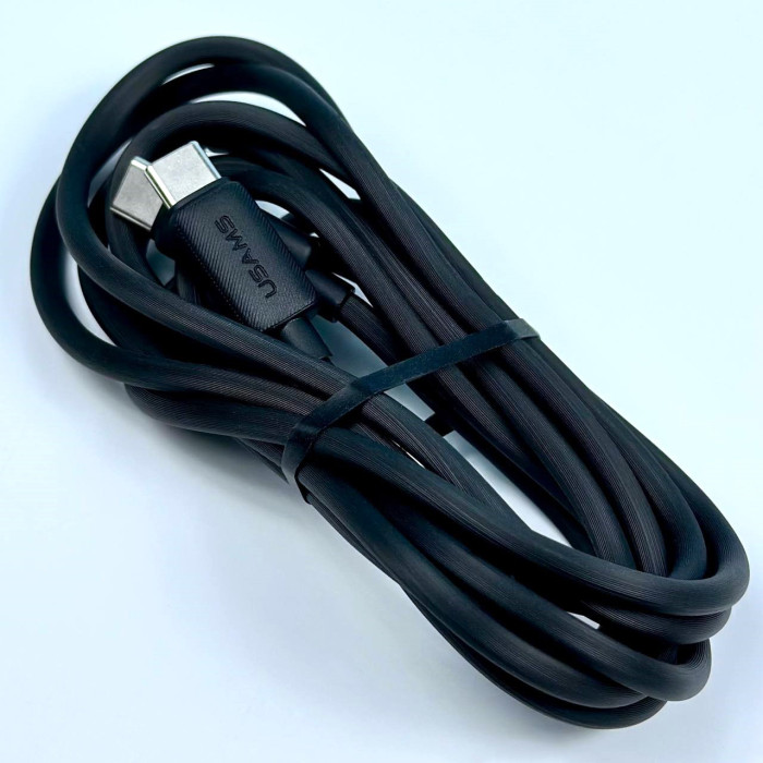 Кабель Type-C to Type-C Usams US-SJ696 60W 2m (Чорний)