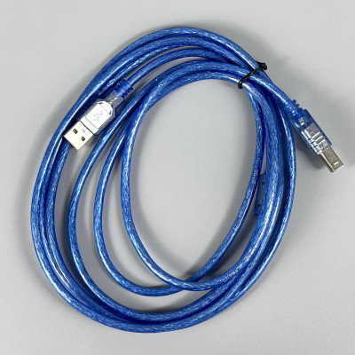 Кабель для принтера USB 2.0 3m (Синій)