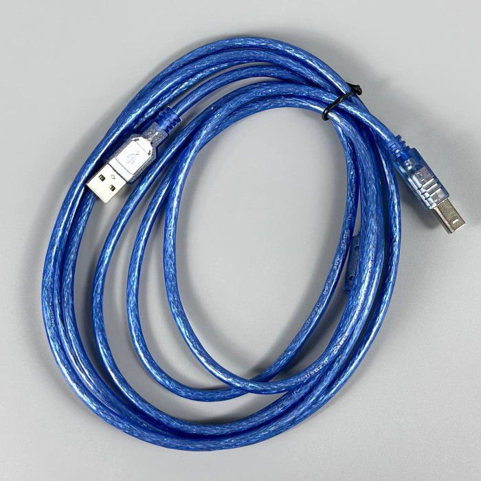 Кабель для принтера USB 2.0 3m (Синій)