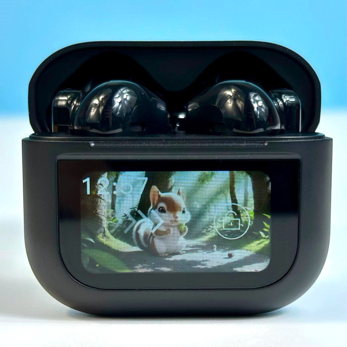 Навушники YX 28 ANC+ENC Smart case (Чорний)