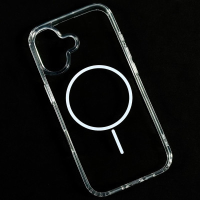 Накладка Transparent Thin Color Magnetic Box IPhone 17 (Білий)