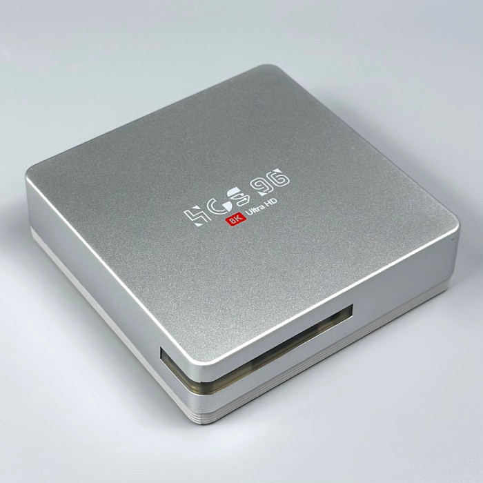 Smart TV приставка HCS96 8K Ultra (4Gb+64Gb) H313 (Срібний) Smart TV приставка HCS96 8K Ultra (4Gb+64Gb) H313 (Срібний)