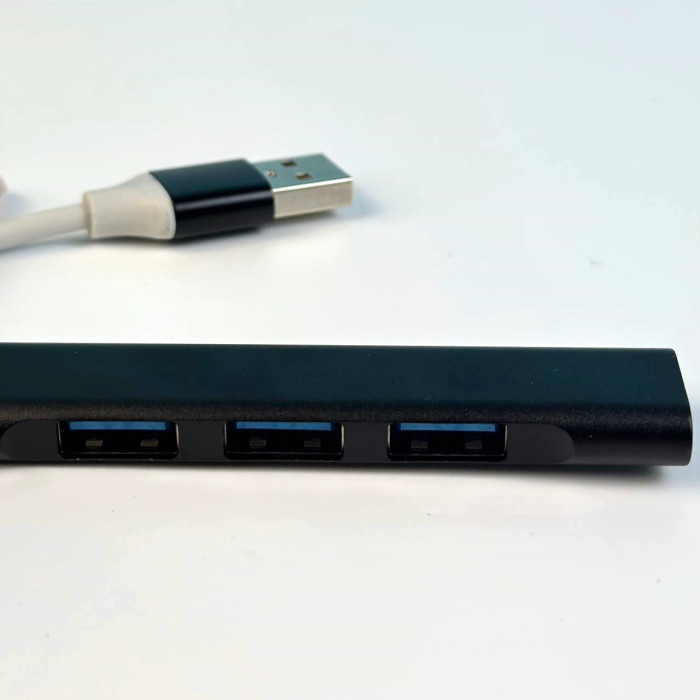 USB HUB A-809 4 Ports USB 3.0 (Чорний)