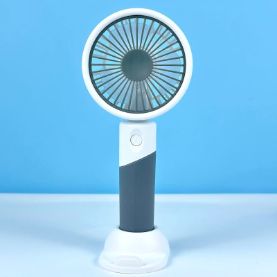 Портативний вентилятор ZB100 з акумулятором (Сірий)